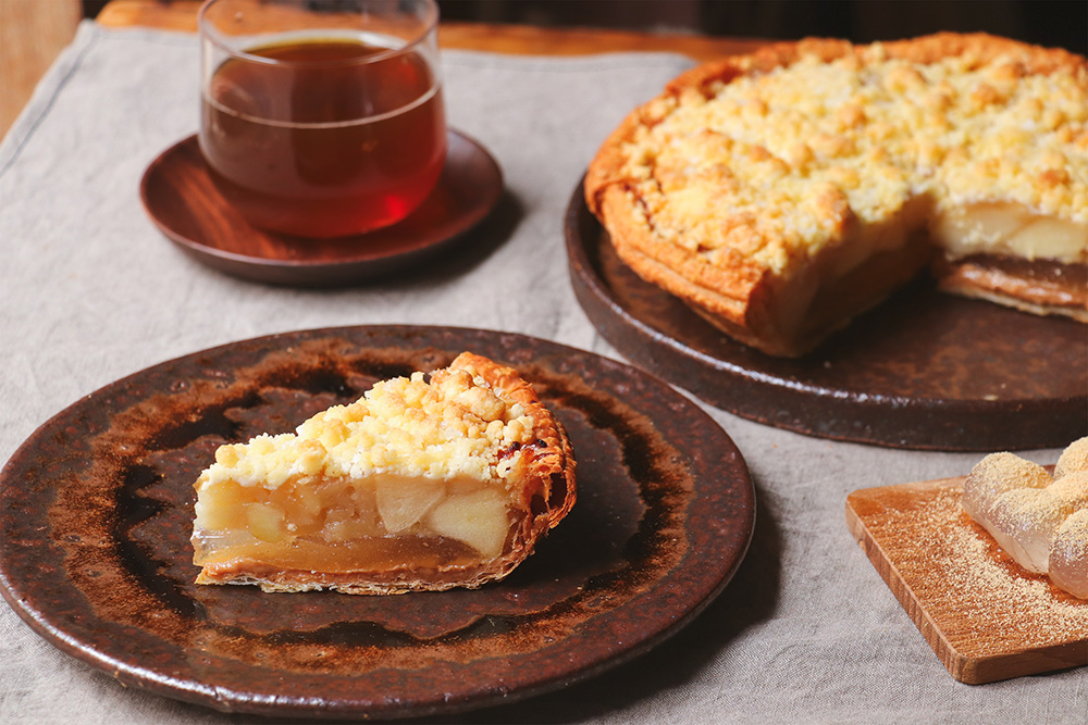 わらび餅 アップルパイ