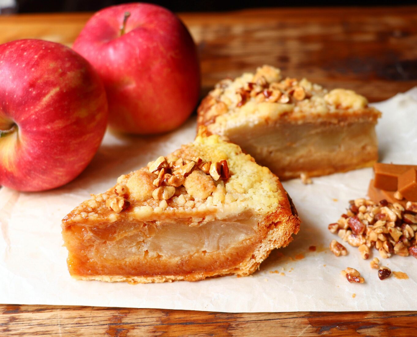 塩キャラメル アップルパイ