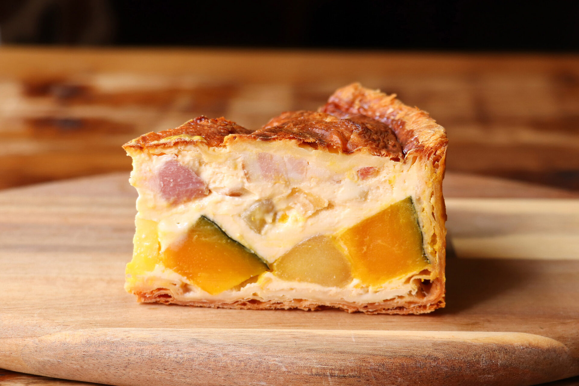 カボチャとベーコン