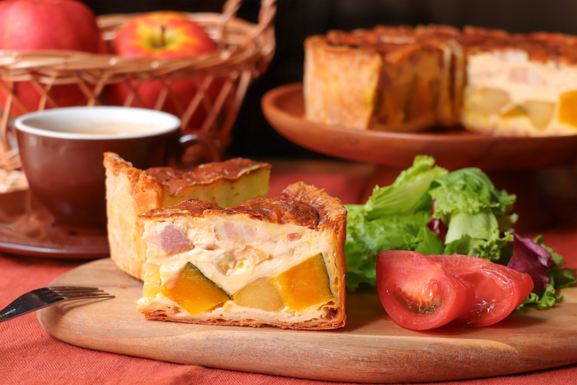 カボチャとベーコン