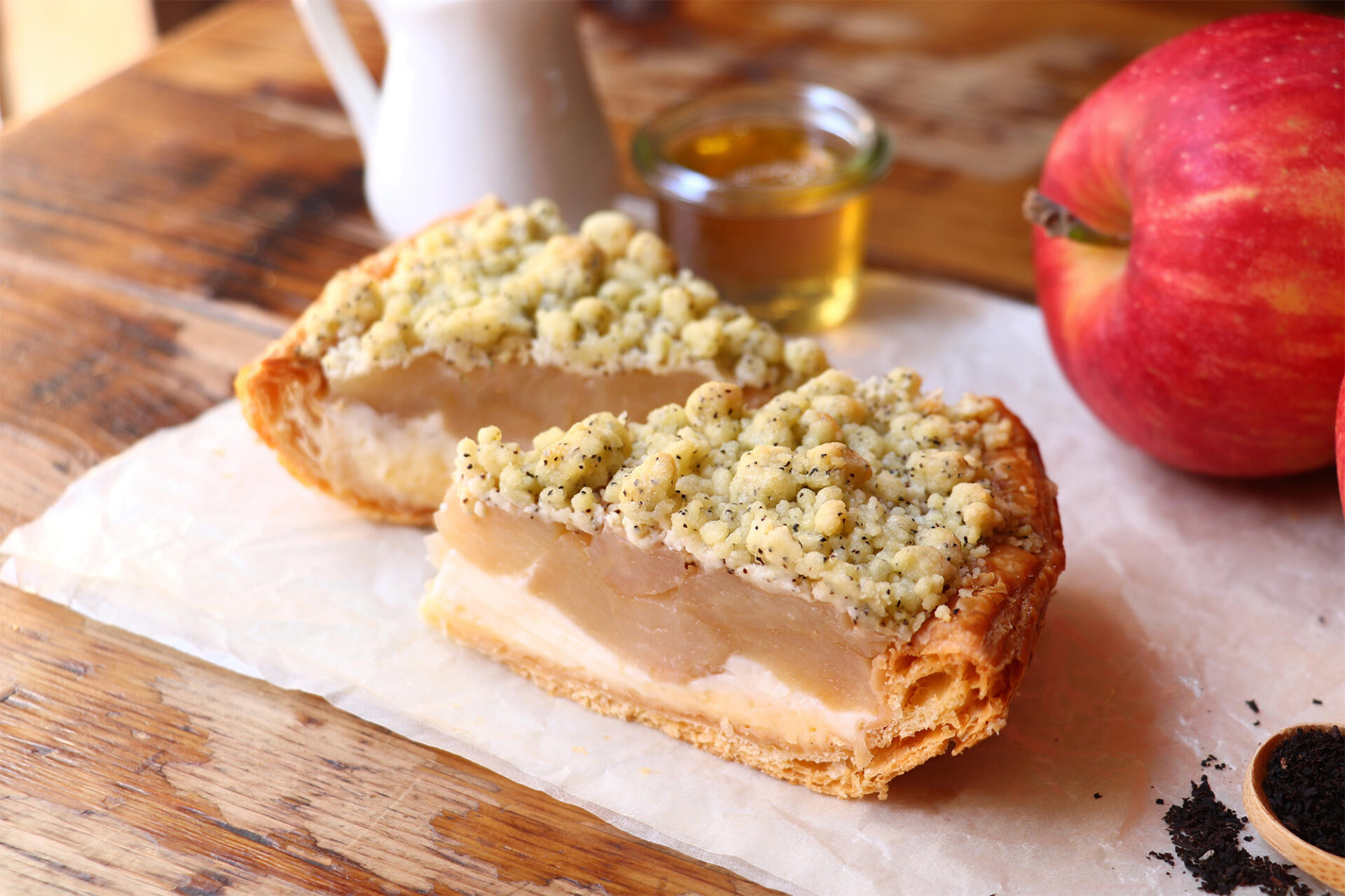 ハニーミルクティー アップルパイ