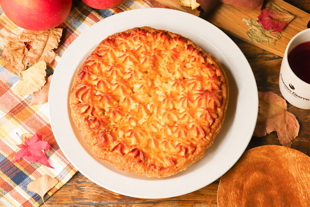 秋のほっこり味わい『スイートポテト アップルパイ』