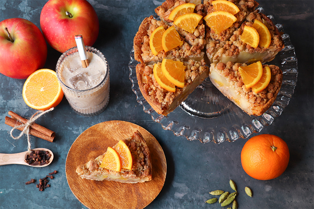 オレンジとスパイスチャイのアップルパイの紹介画像