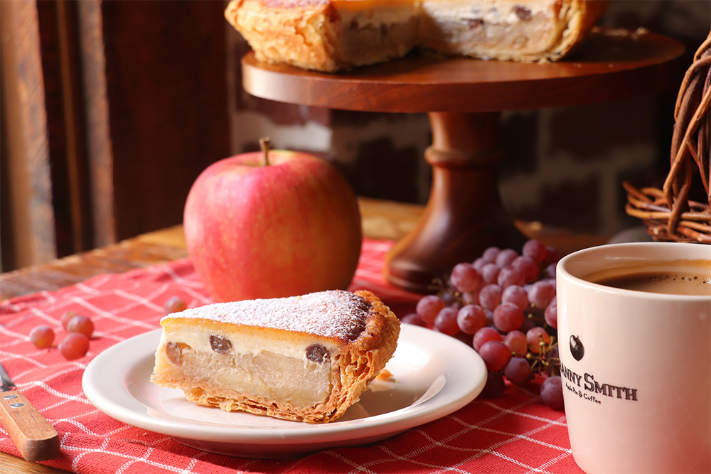 秋のティータイムにぴったりな新商品『レーズンサンド アップルパイ』