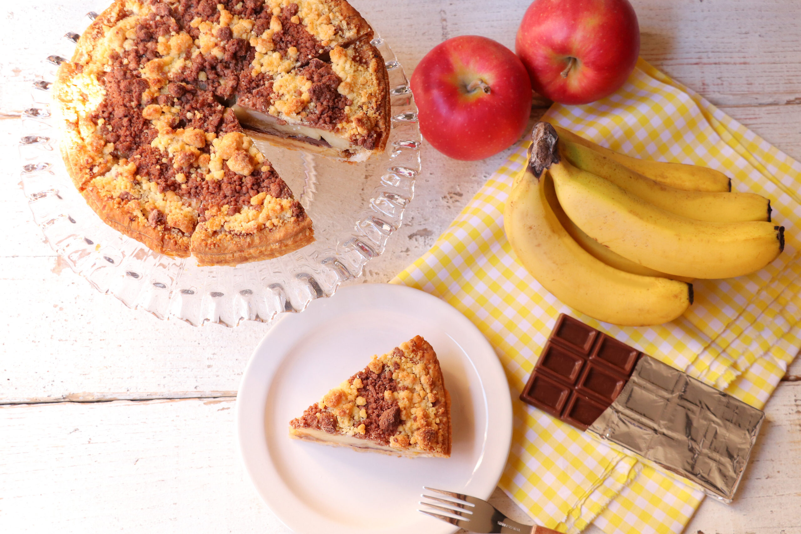 チョコバナナアップルパイ