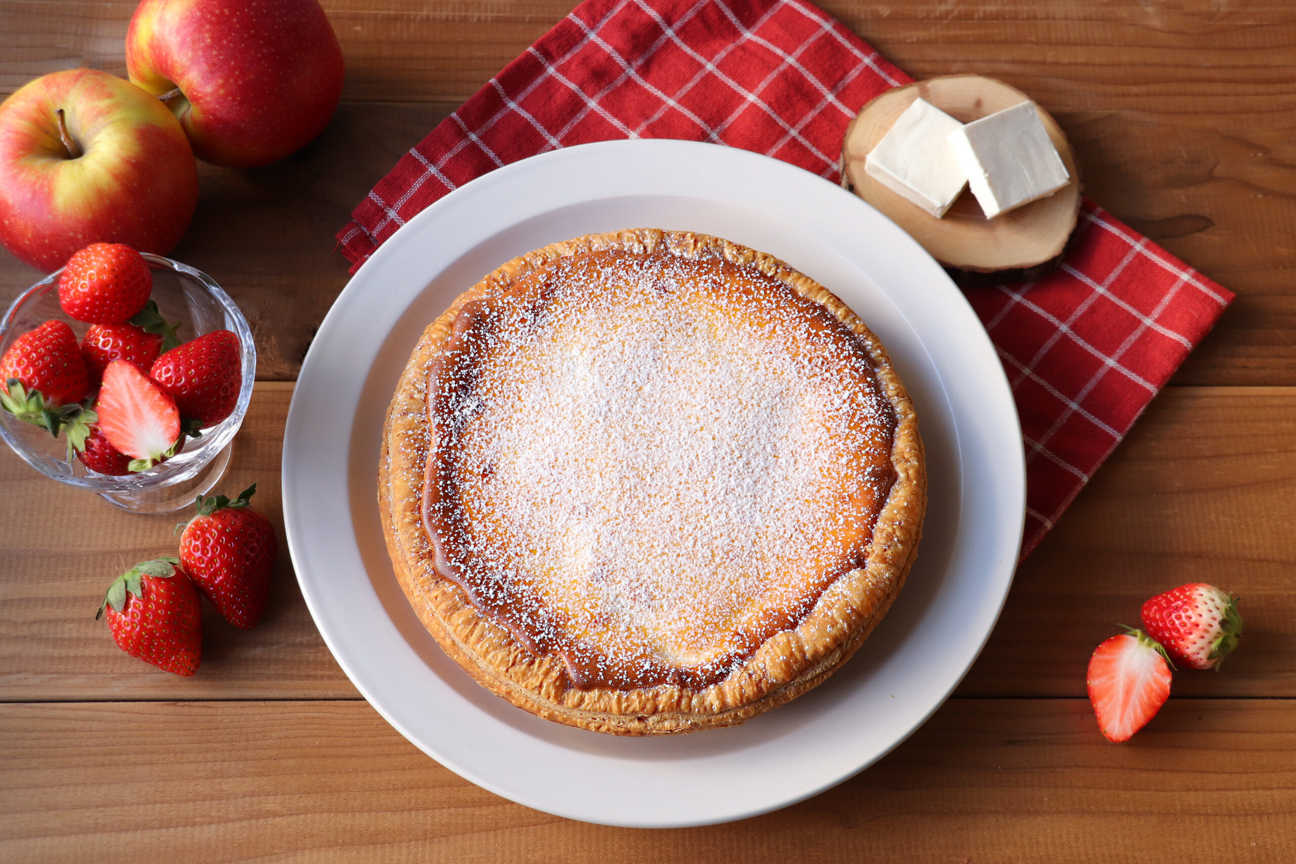 ストロベリーチーズケーキアップルパイ