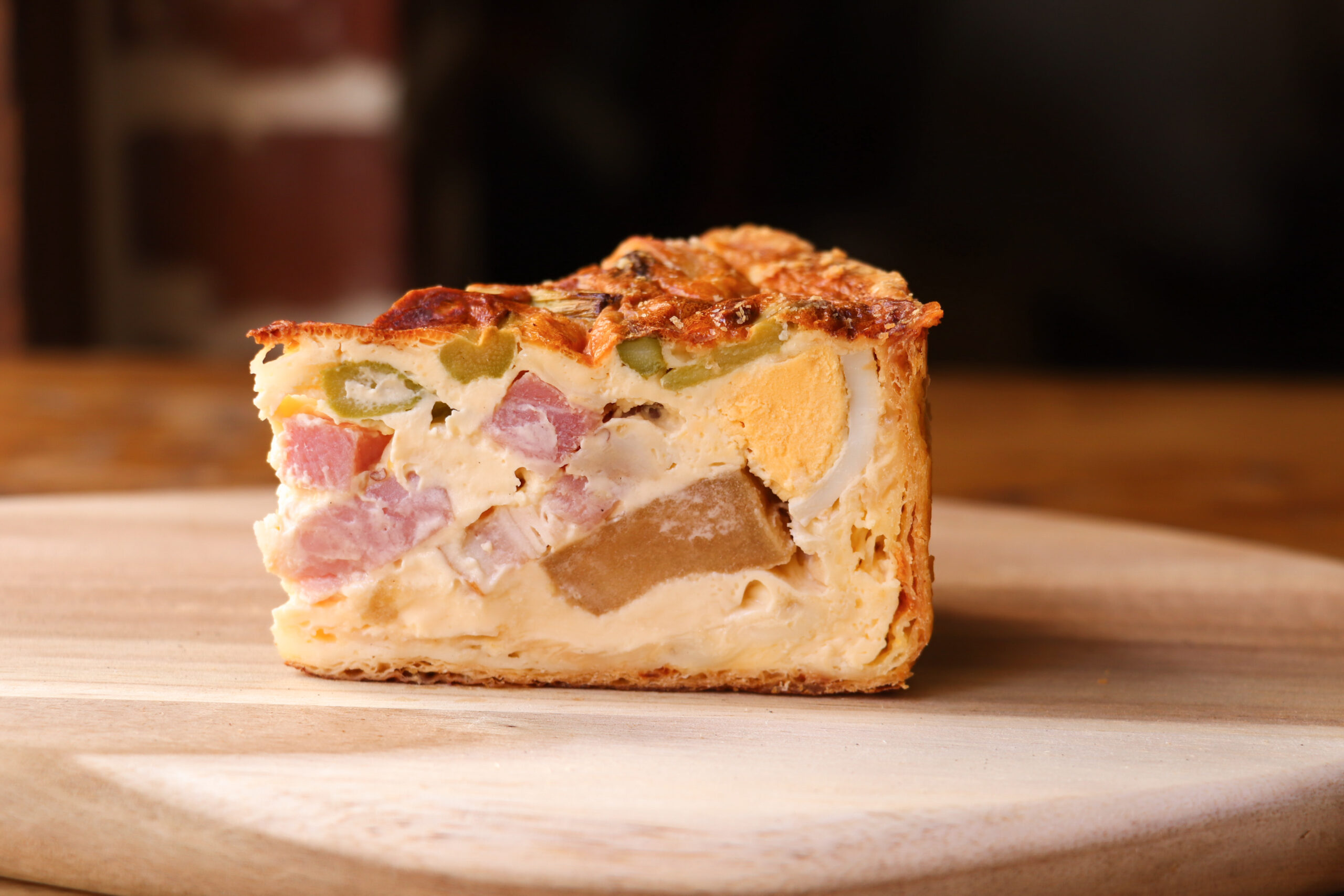 アスパラとベーコンのキッシュ